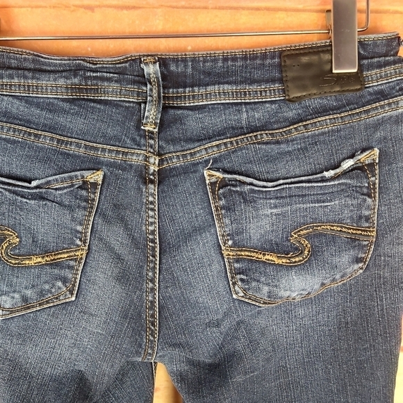 📣2/40$📣 SILVER Aiko mid straight stretch jeans size 29 - Picture 5 of 10